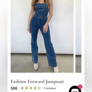 Lane 201 Denim Jumpsuit